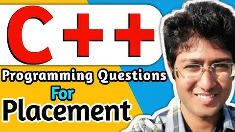 C++ Programming Questions For Placement | Queue Using Stack Implementation