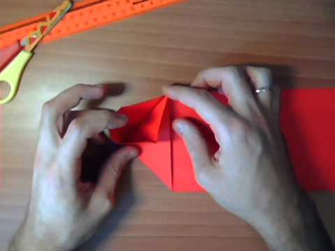 Оригами открытка журавлик схема