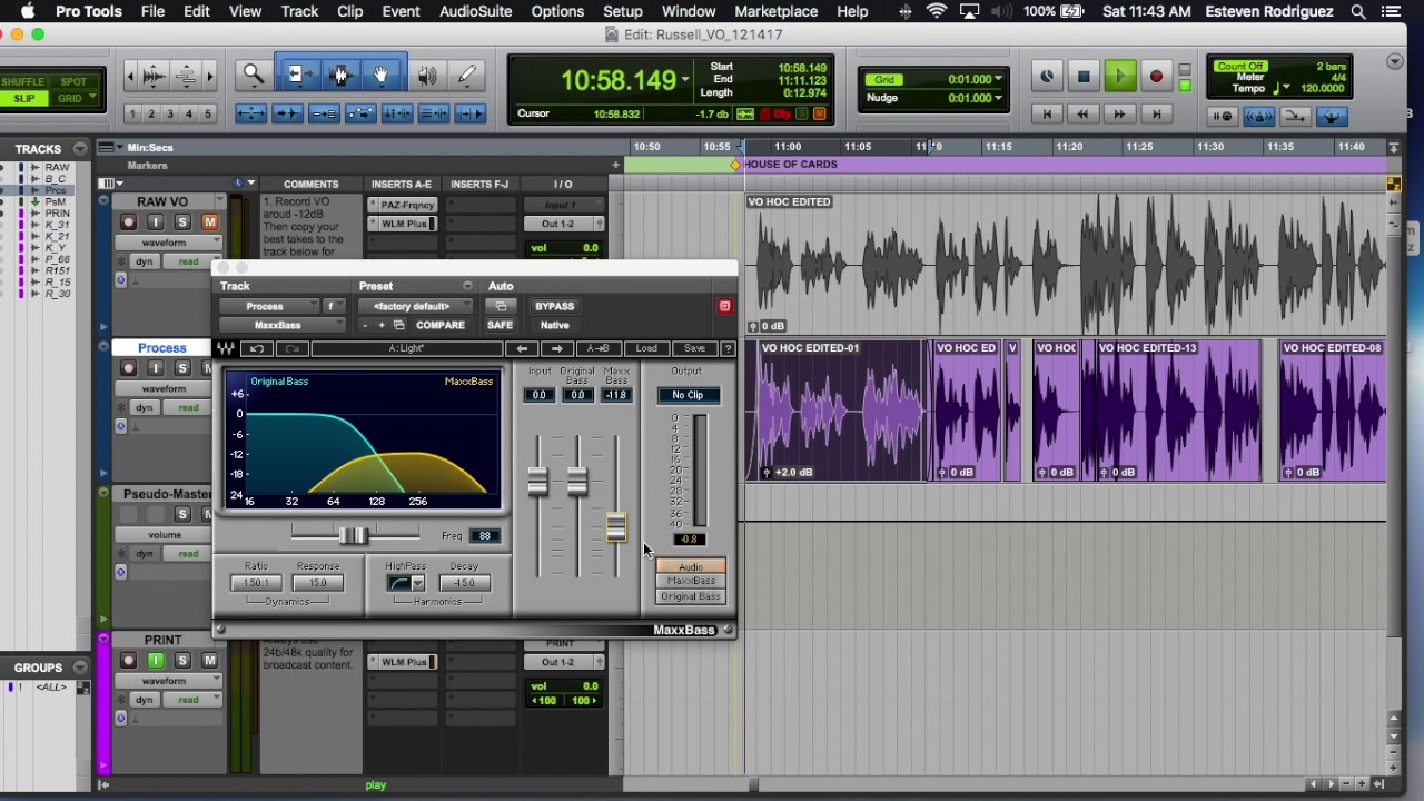 Record and Process Voice Overs for Broadcast TV | Pro Tools Waves Izotope