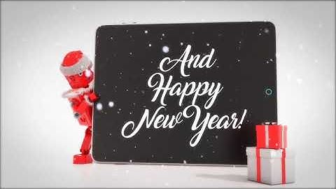 FREE! 16$ Merry Christmas with Robot Project | After Effects Premium Project Download | Presets4u