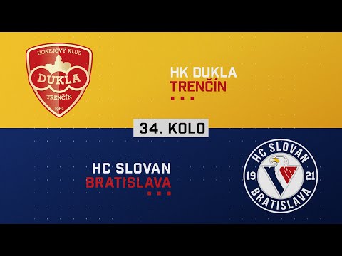 34.kolo Dukla Trenčín - HC Slovan Bratislava HIGHLIGHTS