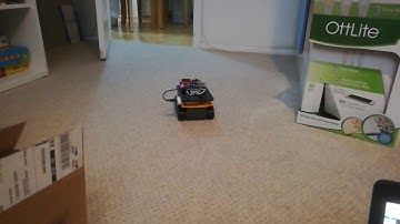 Pi Wars 2018 Raspberry pi Robot first run test drive