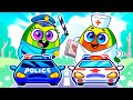 Learning jobs and careers song  funny kids cartoons and nursery rhymes 