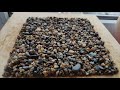 Каменный ковер из песка и эпоксидной смолы (домашний эксперимент)
