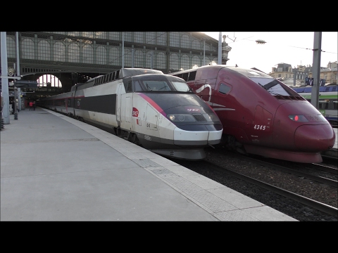 Trains at Paris Gare Du Nord  070217 4K