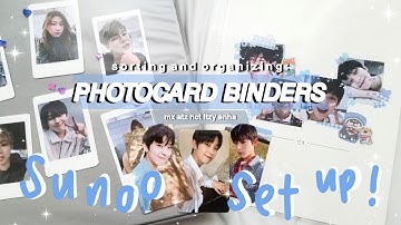 ✧ sorting and organizing my photocard binders ✧ collection plans!