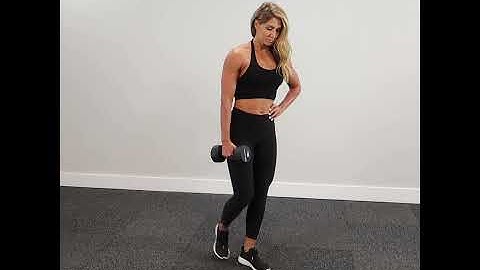 Dumbbell Contralateral Reverse Lunge