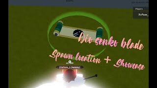 Dio Senko Blade Spawn location + Showcase|| Legendary weapon,, Shindo Life Roblox