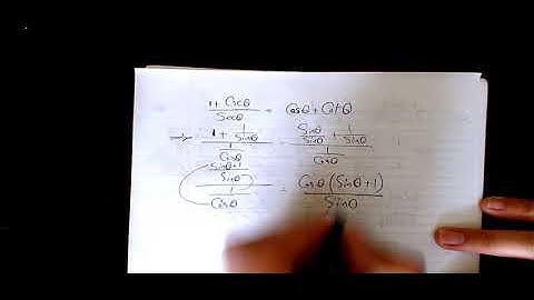 1+cscx,secx=cosx+cotx Verifying Trigonometric Identities, How to Verify Trig Identities