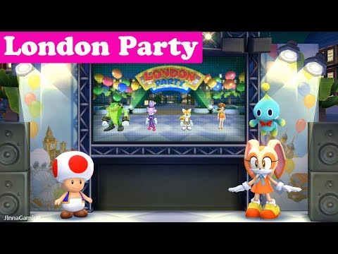 Mario Sonic At The London 2012 Olympic Games London Party Daisy Vs Tails Vs Blaze Vs Vector