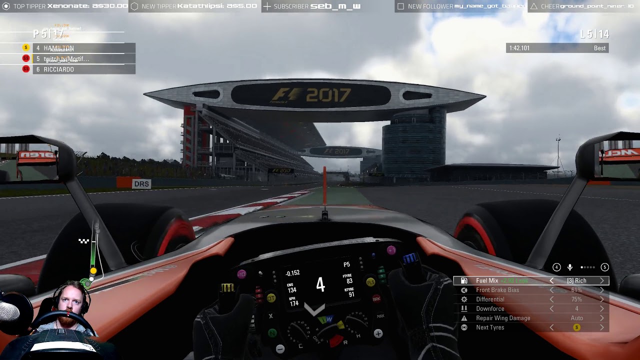 F1 2017 - Monday Race Wars Round 2 - China