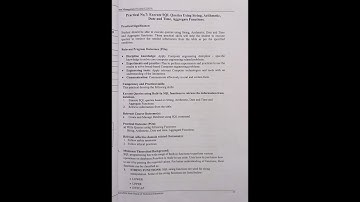 practical no 7 of DBMS