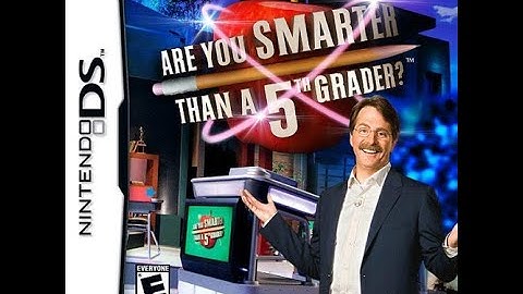 Nintendo DS Are You Smarter Than a 5th Grader? ORIGINAL RUN Game #1