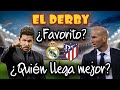 ¿QUIÉN LLEGA MEJOR AL REAL MADRID-ATLETICO? FAVORITO, DETALLES Y MUCHO MÁS. #MundoMaldini