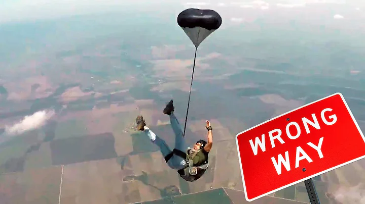 Friday Freakout: Unstable Skydiver Gets Entangled With Parachute Bridle