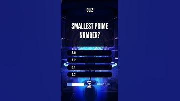 What is the smallest prime number? 🔢