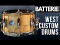 West custom drums  htre  bouleau pommel 14x 7  demo  batterie magazine  208