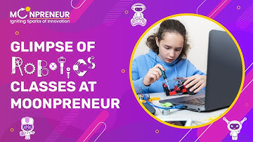 Take a sneak peek into our Robotics Session | Moonpreneur