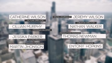 Minimal Lower Thirds After Effects Templates