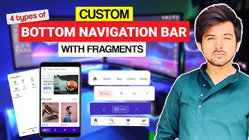 BottomNavigationView with Fragments in Urdu/Hindi | Mian Speaks