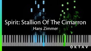 Spirit: Stallion Of The Cimarron (Theme) by Hans Zimmer - Piano Tutorial + Sheet Music