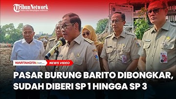 Pasar Burung Barito Dibongkar, Pramono: Sudah Diberi SP 1 hingga SP 3