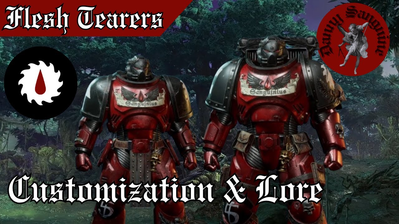 🩸𝕱𝖑𝖊𝖘𝖍 𝕿𝖊𝖆𝖗𝖊𝖗𝖘 - Space Marine 2 Flesh Tearers Customization Guide & Lore - Tactical & Assault