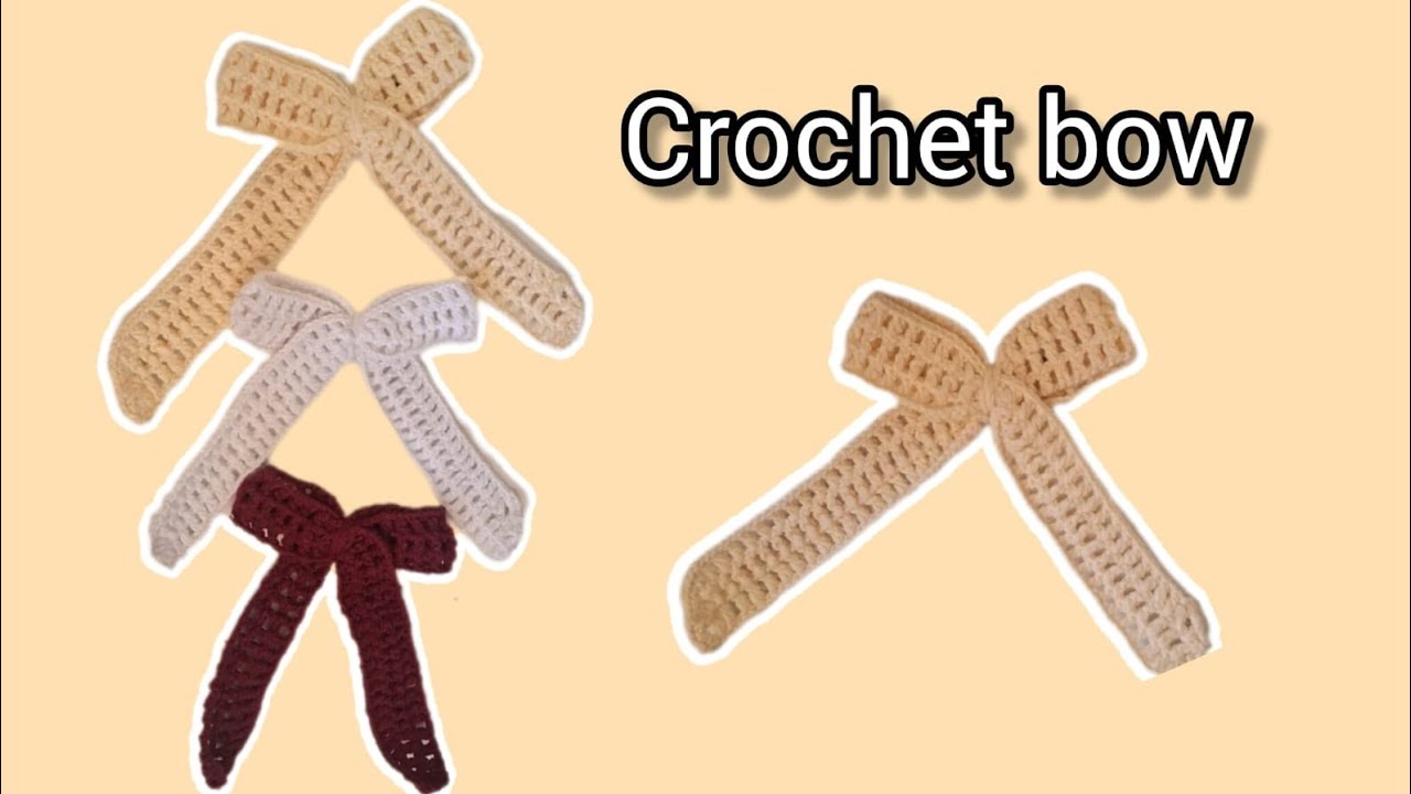 Crochet bow🎀✨