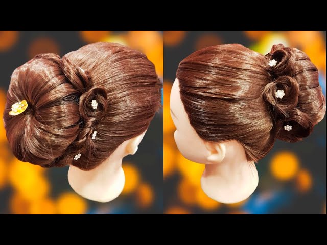 Top 8 Wedding Hairstyle Ideas with Gajra flowers | Wedding Decorations,  Flower Decoration, Marriage Decoration Melting Flowers Blog