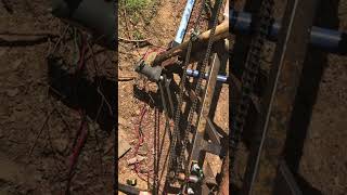 Firewood processor 12v winch powered log deck
