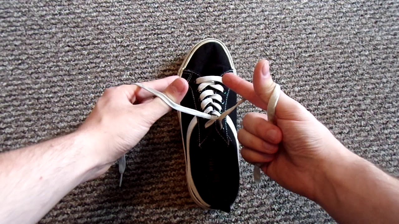 How To Tie Your Shoe Lace In 1 Second! - YouTube