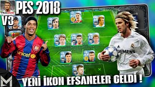 İNTERNETSİZ PES 2018 MOBİL NASIL KURULUR ? PES 2018 MOBİL V3 İKON EFSANELER EKLENDİ ! screenshot 2