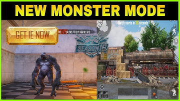 NEW MONSTER MODE IN PUBG MOBILE || 1.1 BETA UPDATE NEW MODE GAMEPLAY