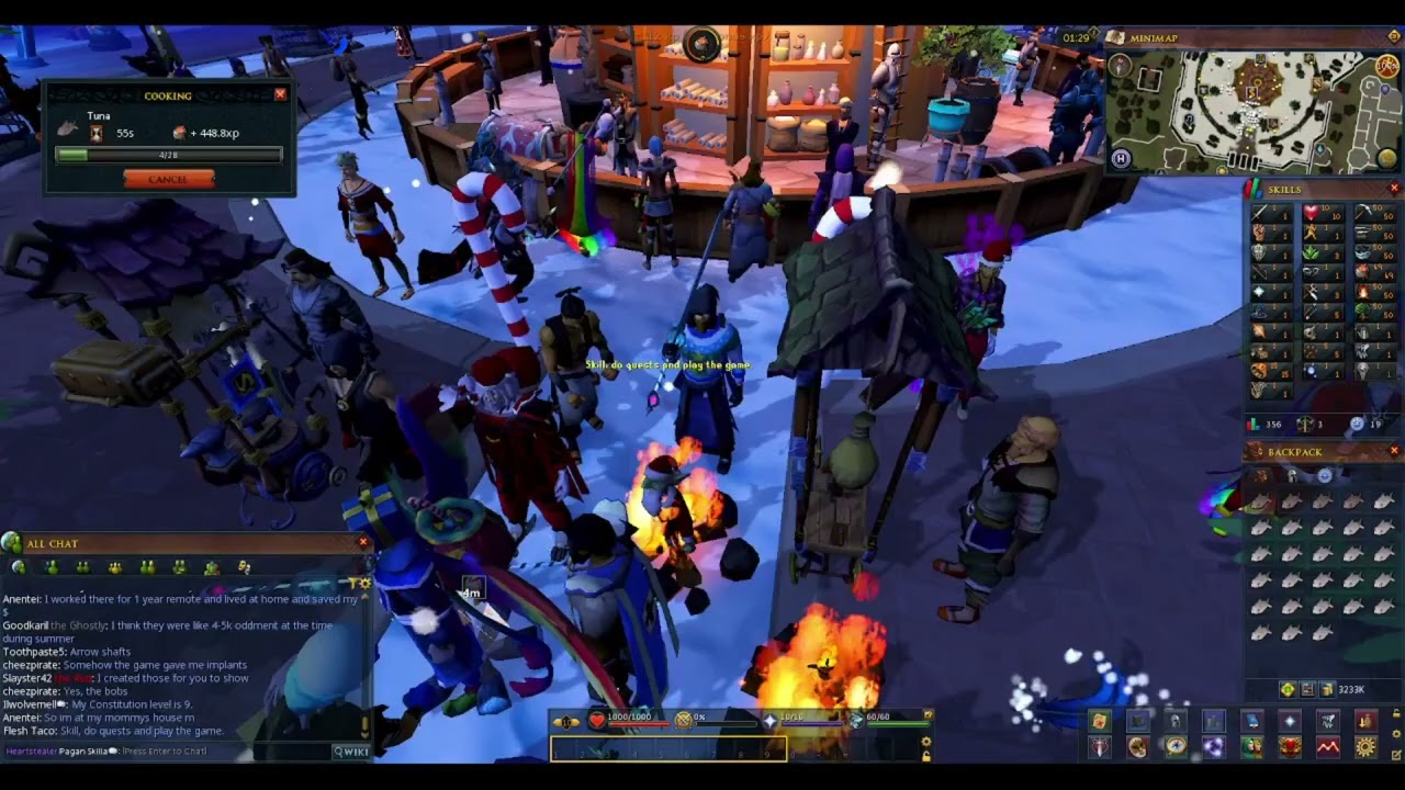 Runescape Level 3 Skiller Progress Video #1 - Introduction & 50 cooking!