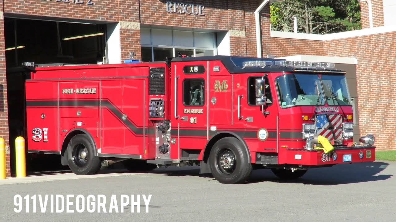 Mansfield Fire Department Engine 31 and Tower 37 Returning YouTube