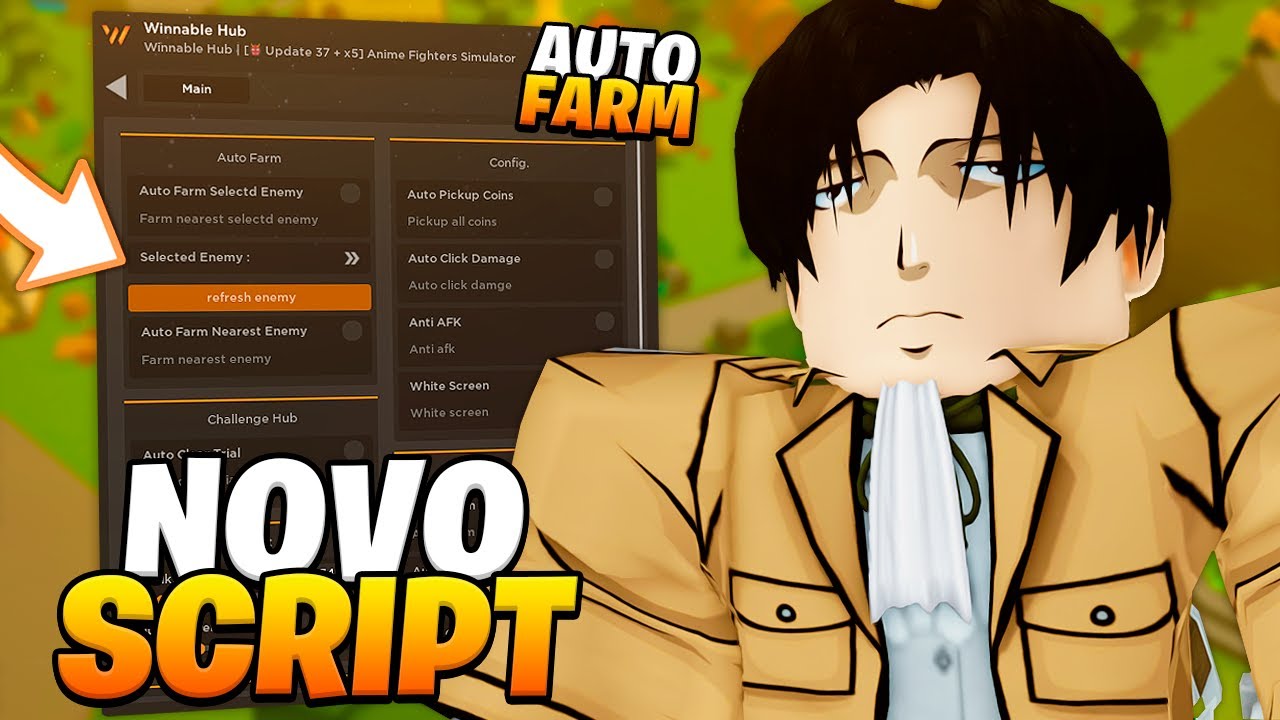 Anime Fighters Simulator [Auto Farm/Auto Sell/Auto Click Damage] Scripts