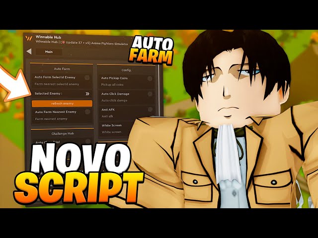 Anime Fighters Simulator [Auto Farm/Auto Sell/Auto Click Damage] Scripts