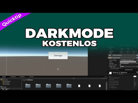 Unity Quicktip: Darkmode in Unity ohne dafür zu bezahlen?