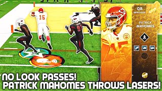 Golden Ticket Patrick Mahomes THROWS LASERS! No Look Passes! Madden 22