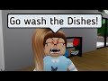 When your Mom makes you do Chores (roblox brookhaven 🏡rp) meme