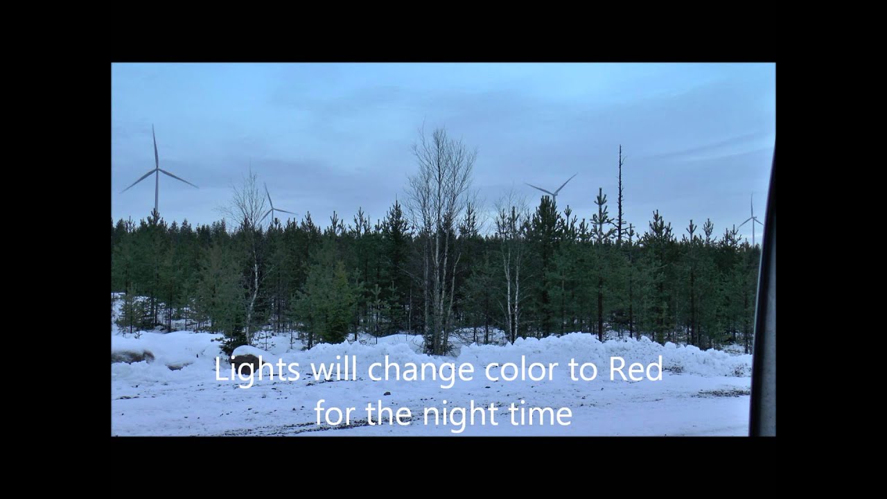 Obelux ICAO High Intensity flashing Obstruction Lights on wind turbines