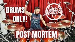 SLAYER - POSTMORTEM - DRUMS ONLY! BIG 4 DRUMMING - JON DETTE