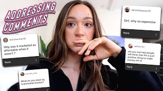 addressing the prices of my clothing brand parallel apparel...