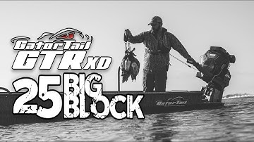 GTR25XD Big Block | Mud Motor Gator Tail Surface Drive Boat