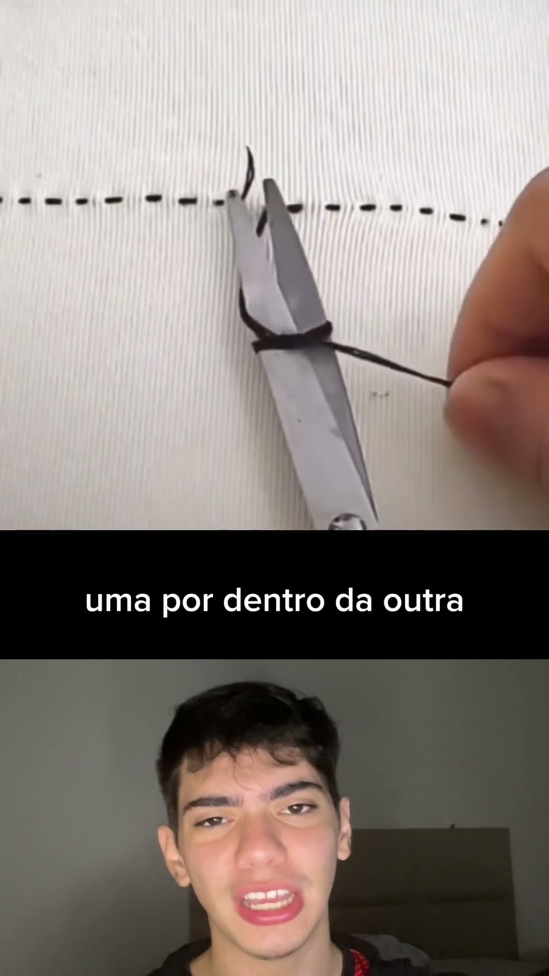 Finalize sua costura sem desfiar: dobre, passe a linha e aperte! ?? Já sabia dessa dica?