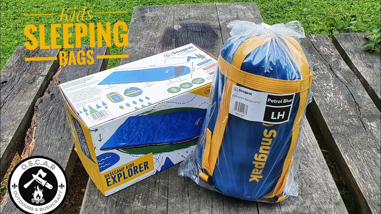 Snugpak Basecamp Kids Explorer Sleeping Bags | Under £30 - YouTube