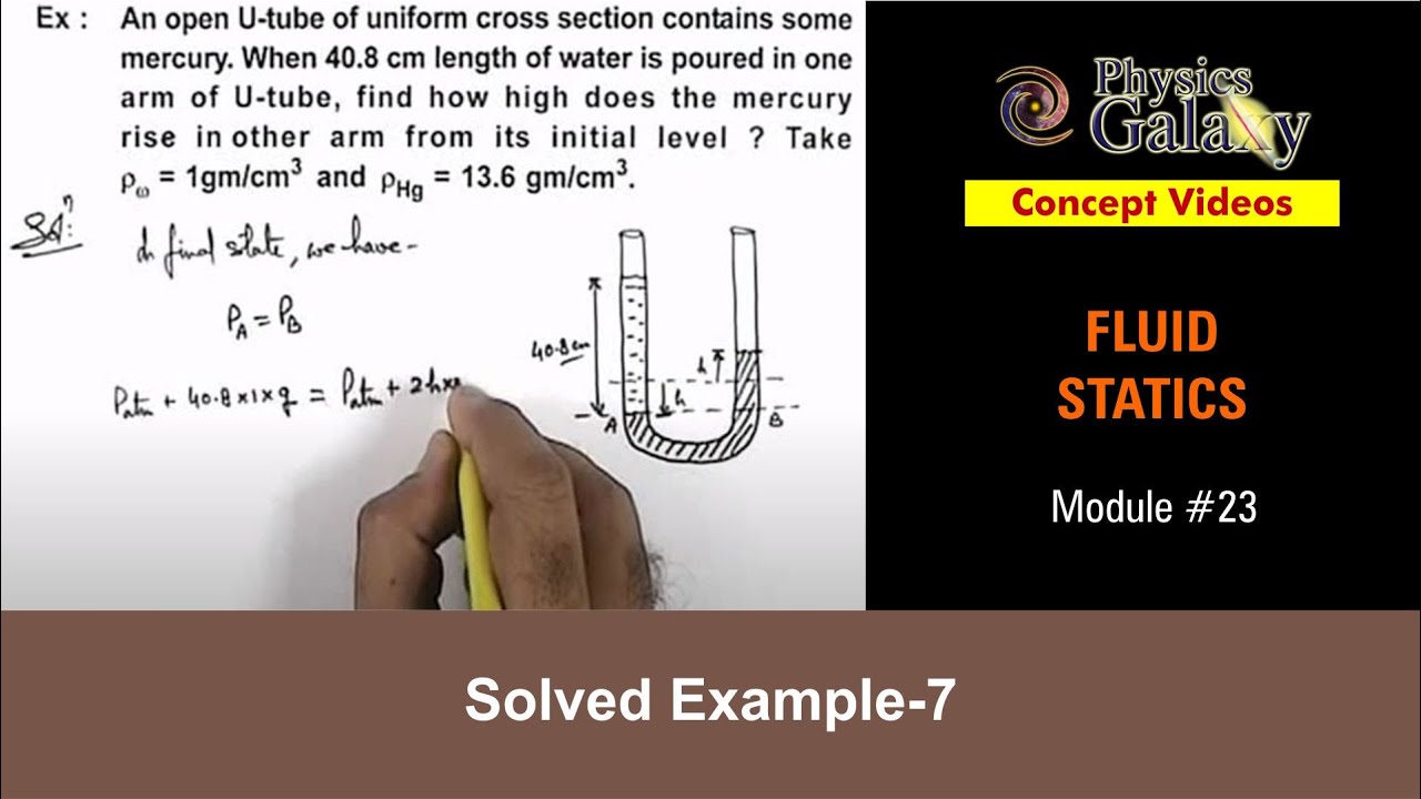 fluid statics solved problems pdf