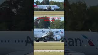 American A319 arrival from DFW to ILM