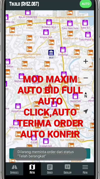 MAXIM MOD AUTO BID FULL,AUTO CLICK,AUTO TERIMA ORDER,AUTO KONFIR