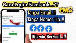 Hanya 2 Menit  Cara Login Facebook Tanpa Mengetik Email Dan Nomor Hp | Mudah Banget